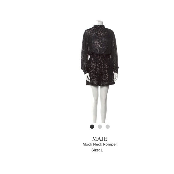 Maje Other - Maje mock neck romper new with tags size 10 from Bloomingdale’s great for gift